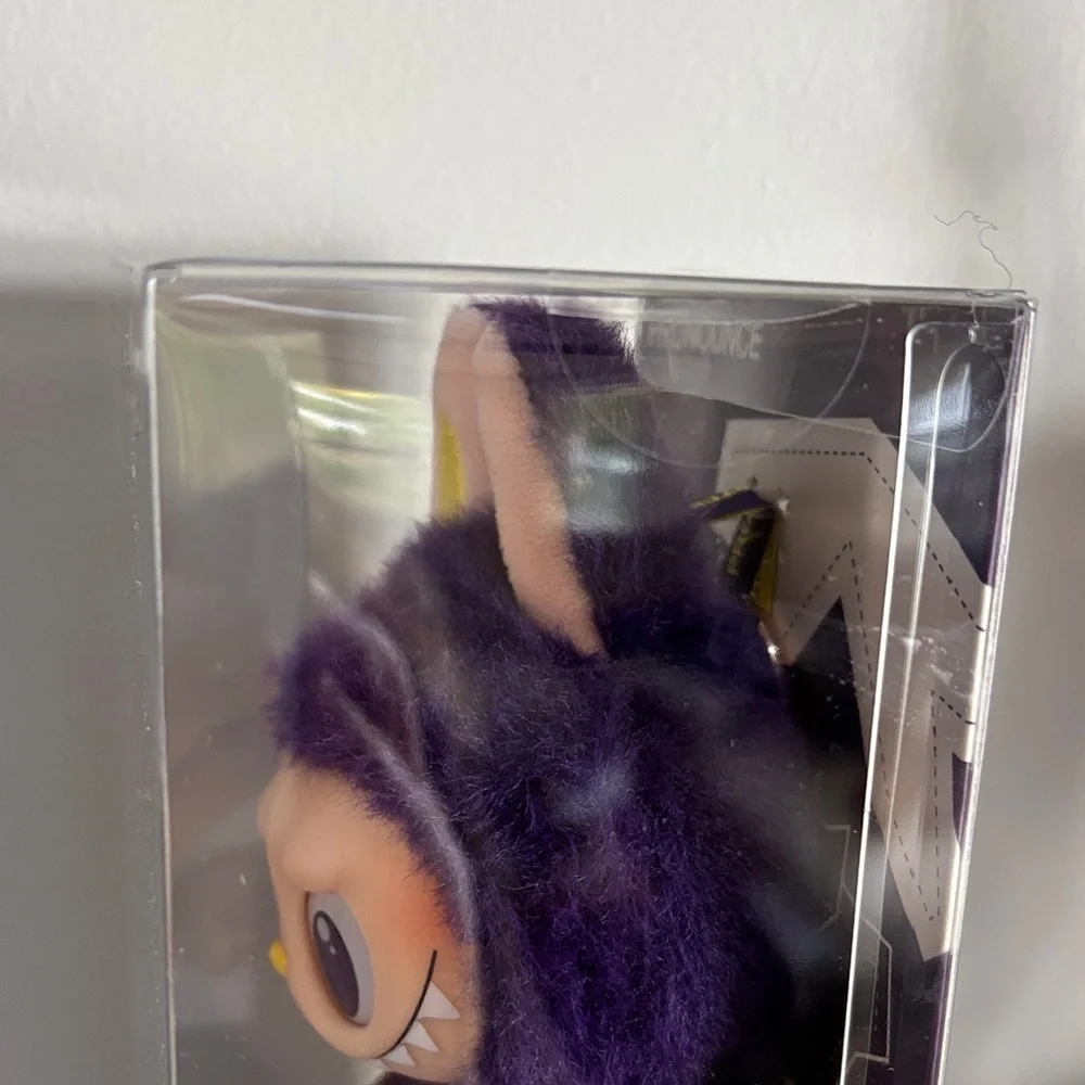 Pop Mart Labubu x Pronounce Wings of Fortune Vinyl Plush Purple Gold Figure